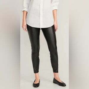 A Brand Women’s Black Faux Leather Leggings SIZE 22-24 BNWOT